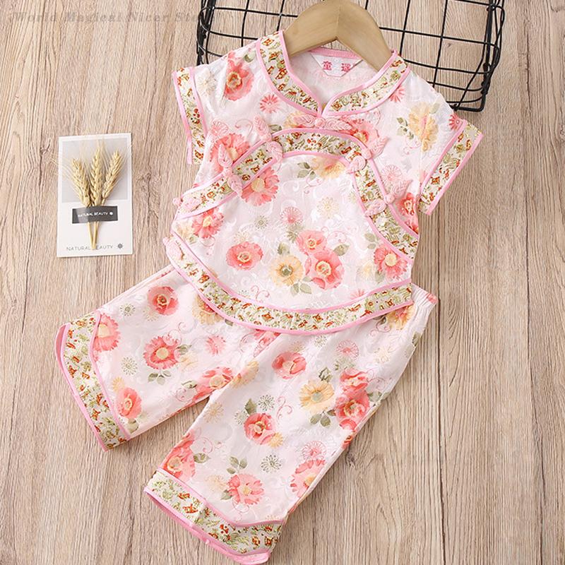 Baby Girls Tang Suit Summer Pr - Summer Clothing Baby Girl recension och pris