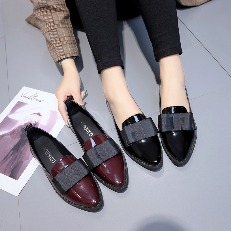 Black/ Wine Red Patent Leather - Summer Clothing Stores recension och pris