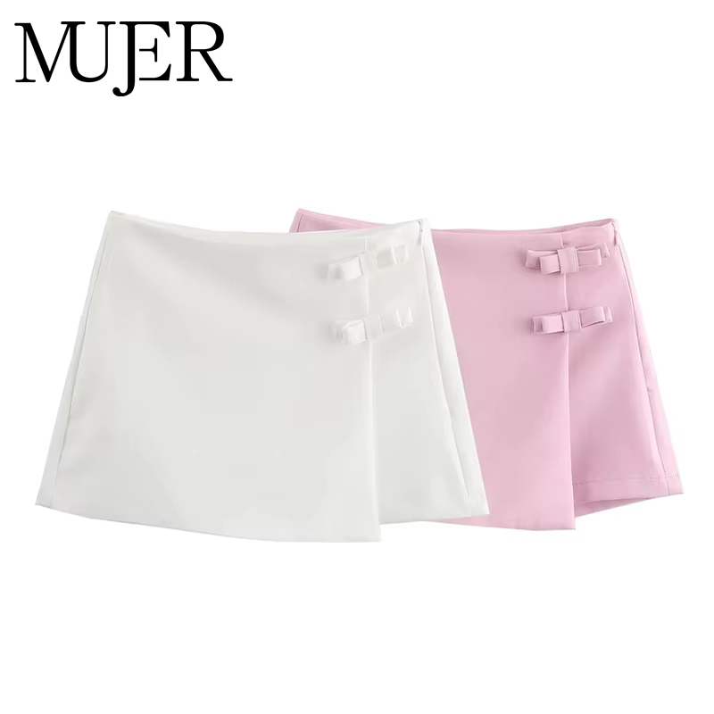 MUJER Pink White Mini Skirt Wo - Summer Zara recension och pris