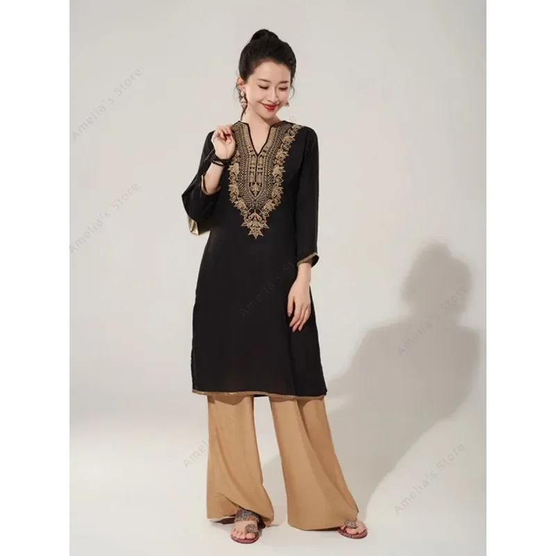 Women's Indian Traditional Emb - Summer Clothing Pakistan recension och pris